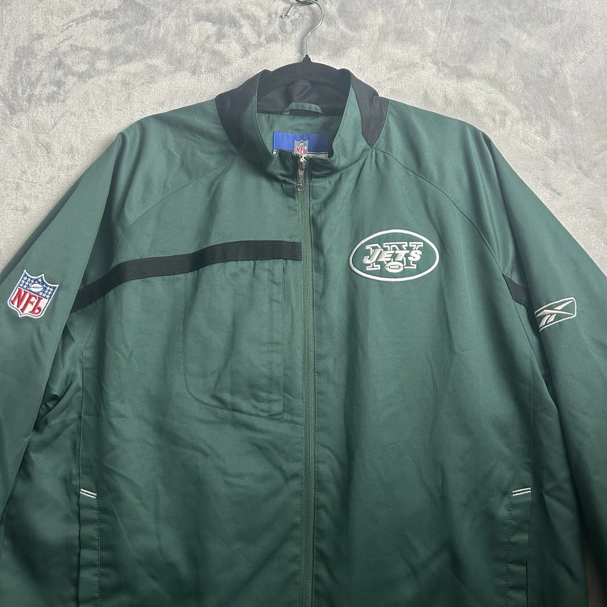 Reebok NFL NY Jets ウォームアップジャケット L Reebok Men New York Jets NFL Jackets for sale | eBay