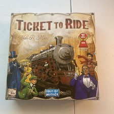 Ticket To Ride Board Game Family Game Night Complete 2-5 Players Age 8+ EUC