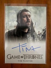 Tim Plester &middot; Game of Thrones &middot; Walder Rivers &middot; Sammelkarte &middot; Autogramm