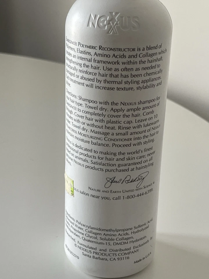 Reconstructor polimérico Nexxus Emergencee 16,9 oz descontinuado, parcialmente completo Foto 3 de 4