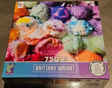 Ceaco Brittany Wright Melted Ice Cream 750-Piece Jigsaw Puzzle Open Box New