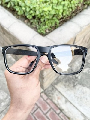 Oakley X-l XXサングラス New Oakley Holbrook XL OO9417 9417 Black Clear Lens Size 59/18