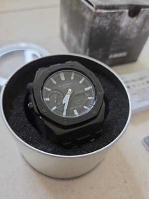 Casio G-Shock GA-2100  CasiOak  Mod   Metal Case & Bracelet + Original Parts