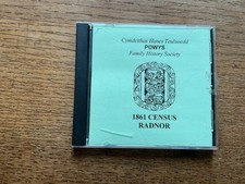 1861 Radnorshire Census CD Unused