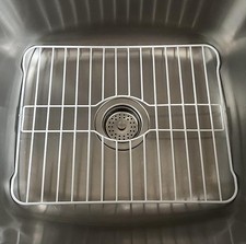 SOFINNI Sink Protectors for Kitchen Bottom with 12.5 x 16.25, White