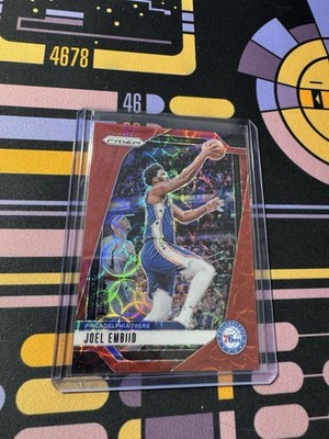 2024-25 Panini Prizm #28 Joel Embiid Prizms Choice Red /88