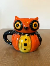 Halloween Fall Johanna Parker Transpac Owl Pumpkin Peep Coffee Tea Mug Viral