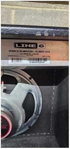 Line 6 Spider III -1 x12 Combo Amp 30W Modeling Electric Guitar Amplifier - USED - Image 4 of 4