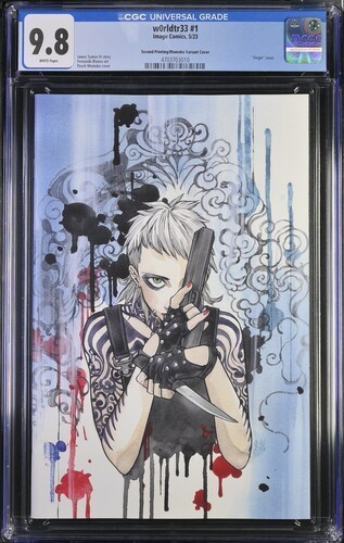 W0RLDTR33 #1  (2ND PR, RETAILER THANK YOU)  MOMOKO VIRGIN VARIANT CGC 9.8