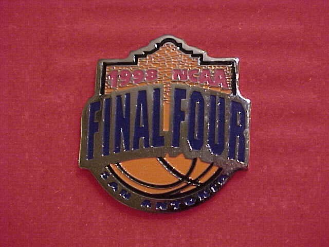 NCAA 1998 Kentucky Wildcats Final Four Press Media Pin - Utah, North Carolina