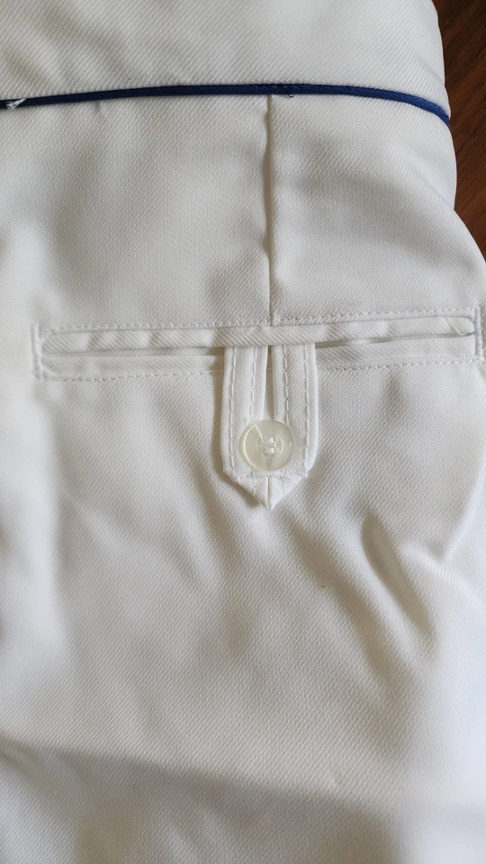 Win Los Angeles Vtg 70s/80s Mens 3" Shorts 32 Sporty Tennis Green Piping Trim - Image 4 of 4