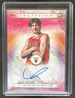 2025-26 Topps Inception Lachlan Olbrich Auto Autograph Pink RC #/99 Bulls Rookie
