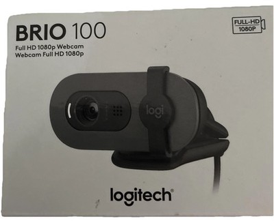 Logitech - Brio 100 1080p Full HD Webcam for Meetings and Streaming
