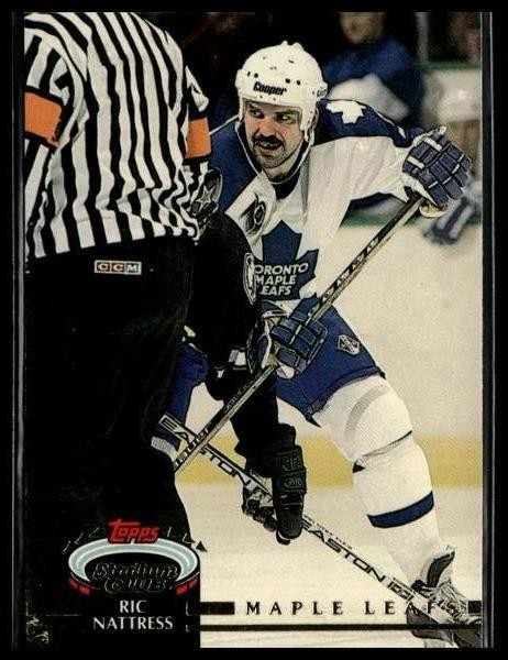 1992-93 Stadium Club #328 Ric Nattress Toronto Maple Leafs