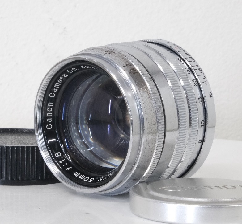 Near MINT+++] Canon 50mm f1.8 Lens Silver L39 LTM Leica