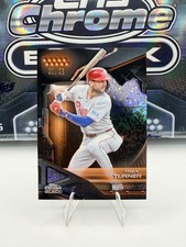 🔥 2026 TOPPS CHROME BLACK TREA TURNER ORANGE MINI DIAMOND /25 SSP 🔥