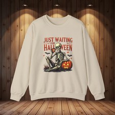 Vintage Retro Halloween Sweatshirt Spooky Fall Autumn Apparel Gift Idea
