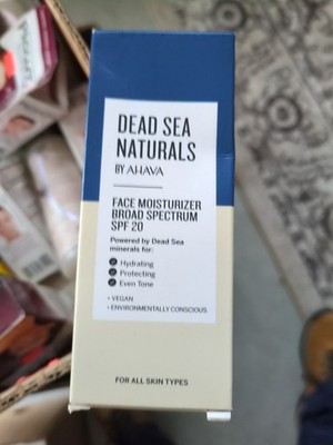 Dead Sea Naturals by AHAVA Face Moisturizer SPF 20, All Skin Types, 1.7 oz 07/26
