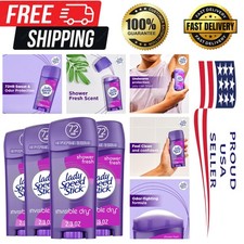 Lady Speed Stick Invisible Dry Antiperspirant Deodorant Shower Fresh 2.3oz 4Pack