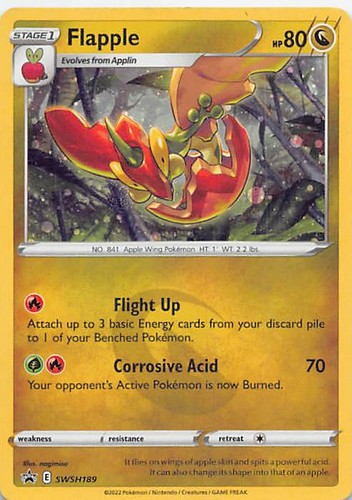 FLAPPLE SWSH189 HOLO P SWORD & SHIELD PROMO POKEMON LP