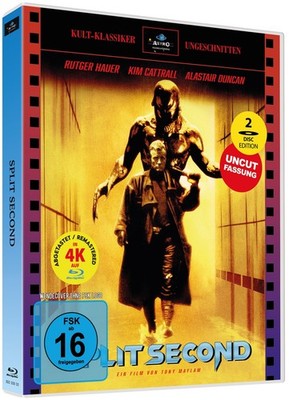 Split Second -  Rutger Hauer - 2 Disc Astro Scanavo Edition -BD + DVD limitiert