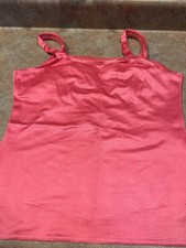 Ruby Ribbon Full Support Camisole Women 44 Pink Shaping Smoothing Slimming Cami