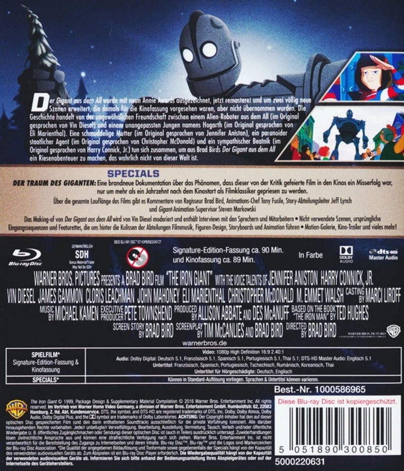 Der Gigant aus dem All (1999)[Blu-ray/Neu/OVP] Signature-Fassung & Kinofassung - Bild 2 von 4