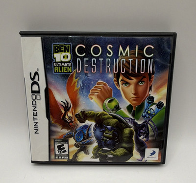 D3 Publisher Ben 10 Cosmic Destruction Nintendo DS Complete Manual E10+
