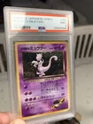 1999 P.M. Japanese Gym 2 Rocket’s Mewtwo w/ Aura Sphere Holo Swirl PSA 9 MNT 150