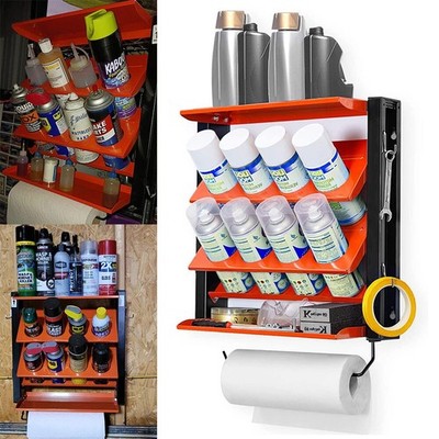 Spraydosen Halter 8-fach Sprühflaschen Halterung Lochwände Regal Werkstatt DE