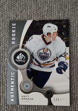 2005-06 SP Game Used Edition - Authentic Rookies Matt Greene #210 /999 (RC)