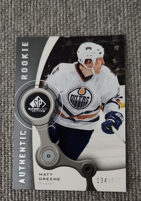 2005-06 SP Game Used Edition - Authentic Rookies Matt Greene #210 /999 (RC)