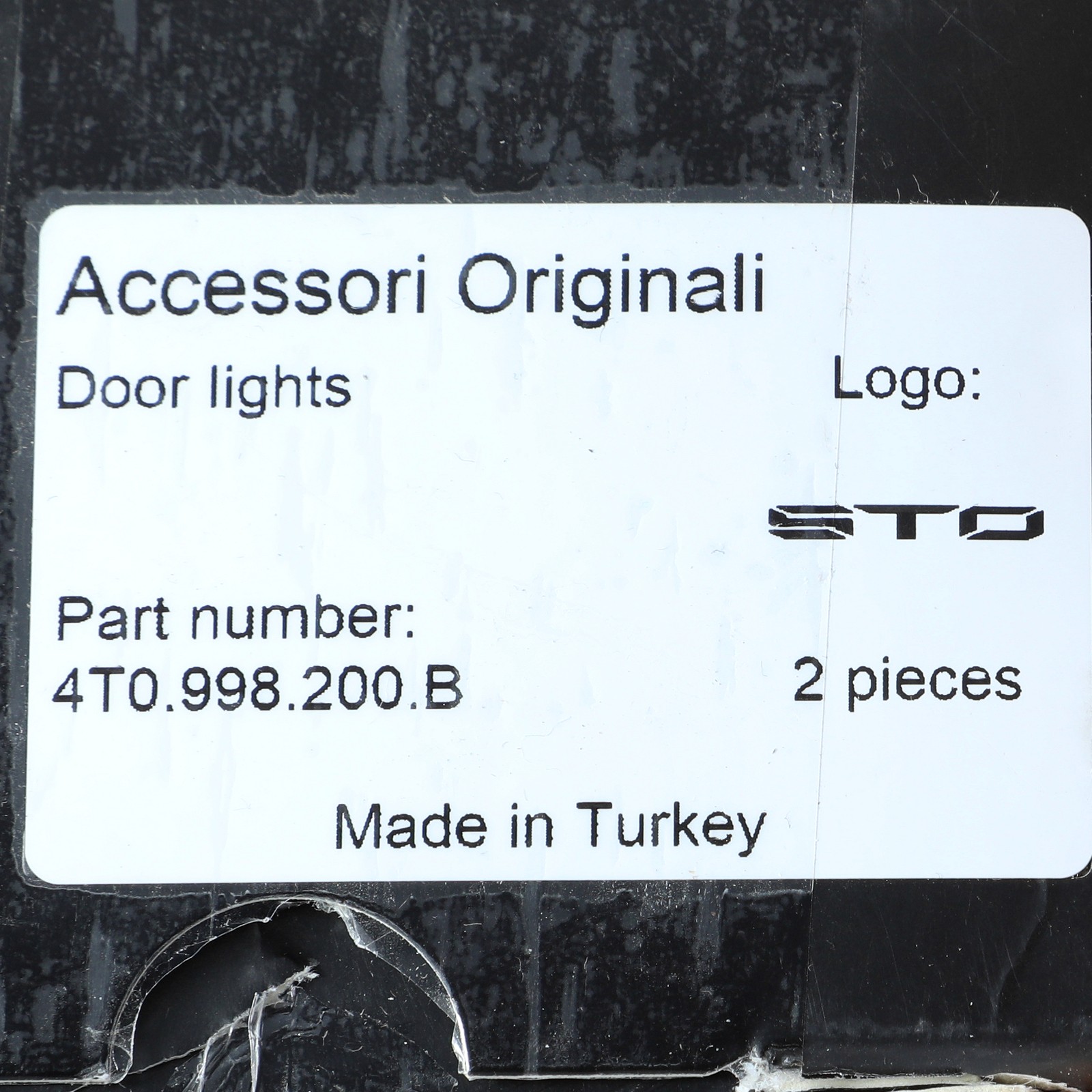 Lamborghini Huracan STO Door light P/N 4T0998200B