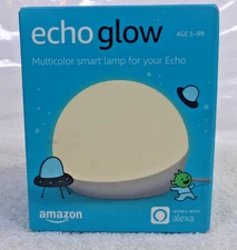 Amazon Echo Glow Smart Lamp Multicolor for use with Compatible Alexa Device