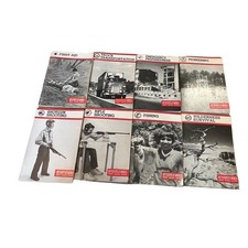 Boy Scouts of America Merit Badge Series Lot of 8 Vintage PB 1989-99 Eds