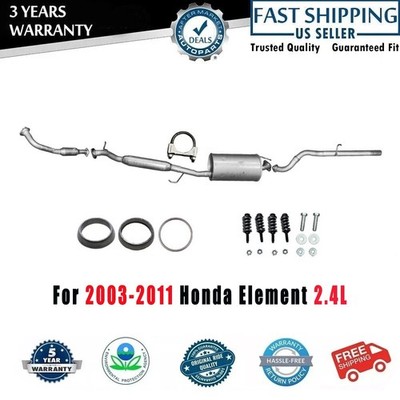 Complete Exhaust System For 2003-2011 Honda Element 2.4L 07-10 Exc SC Models New