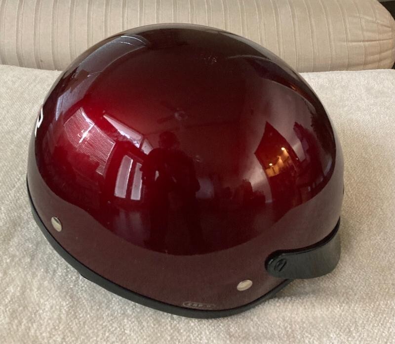 Z1R MOTORCYCLE HALF HELMET Model ZRP2 Red Wine Color Size XS eBay