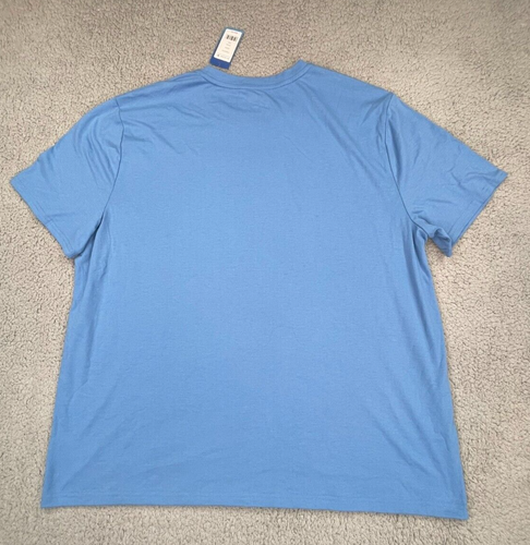 Prince Pickleball Shirt Adult XXL Navy Blue Capri Short Sleeve Graphic Tee Logo - Picture 8 of 17