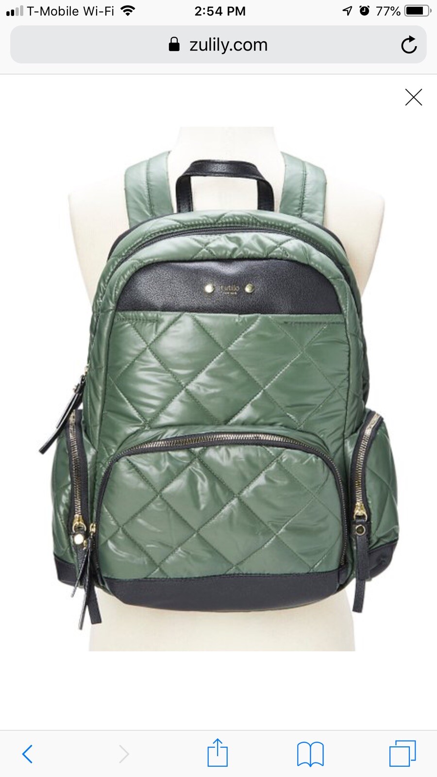 tutilo nylon backpack