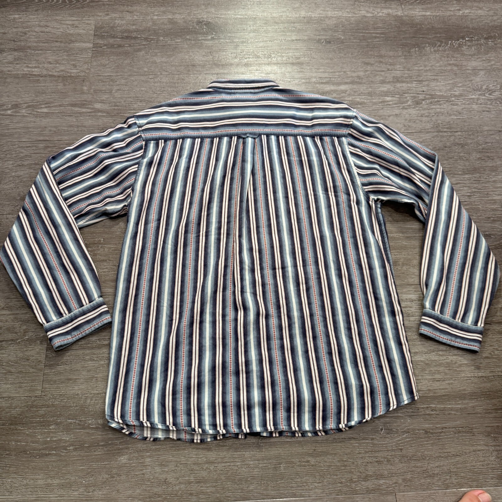 Vintage The North Face Shirt Mens Large Aztec Stripe Button Up  ZipA5 Series