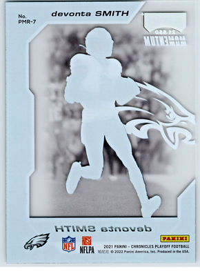 2021 Panini Chronicles Playoff Momentum Rookies PMR-7 DeVonta Smith Eagles