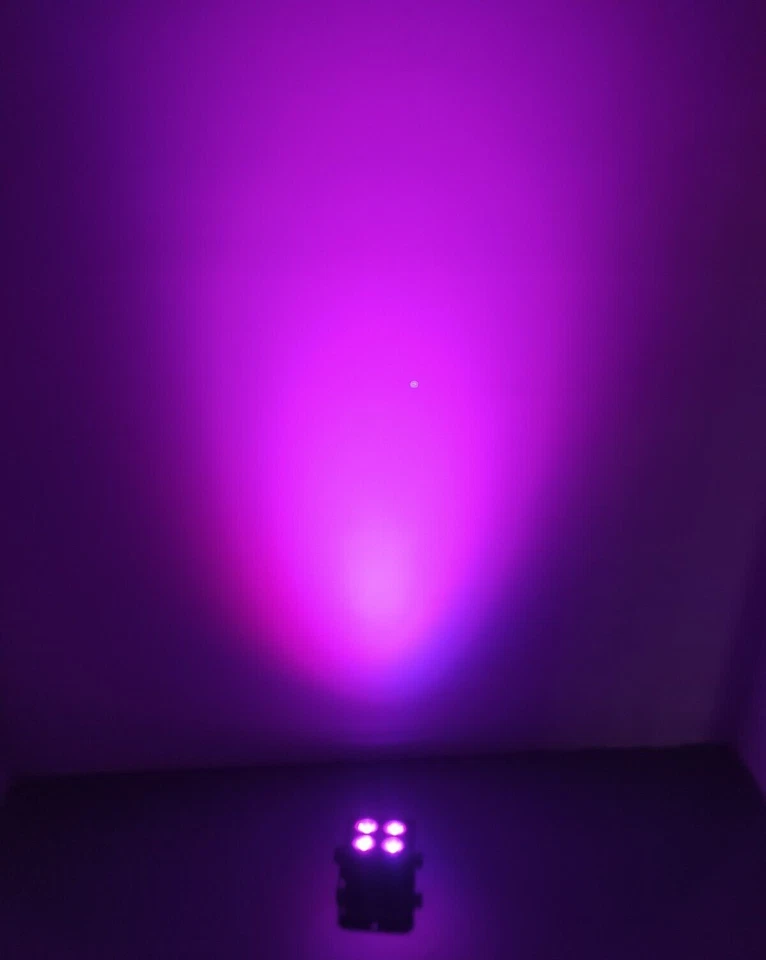 2pack Wireless DMX IR Battery DJ LED Par uplighting 4x18W RGBWA+UV 6in1 - Image 4 of 4