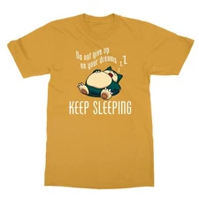 Funny Snorlax Sleeping, Do Not Give Up On Your Dreams Men's T-Shirt
