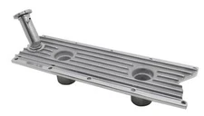 LS SERIES ENGINE VALLEY PLATE OIL FILLER HOLE FOR KNOCK SENSOR - SANDBLASTED