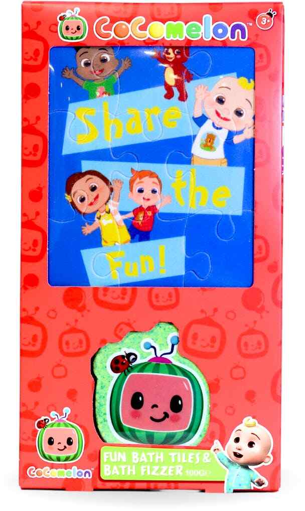 Cocomelon Gift Set 100G Bath Fizzer & Bath Tiles - Image 4