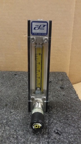 COLE PARMER PMR1-010681 0-10 Variable Area Flowmeter - Foto 2 di 6
