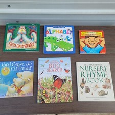Lot of 6 Books Children's Kids Toddler Large Preschool Daycare Hardcover Nursery