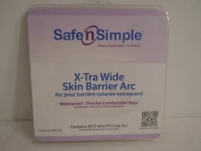 30 Safe n' Simple SNS21130 Ostomy X-Tra Wide Skin Barriers 2"Arc Expires 2025-01