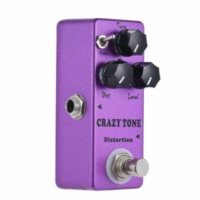 MOSKY CRAZY TONE RIOT Distortion Mini Guitar Effect Pedal True