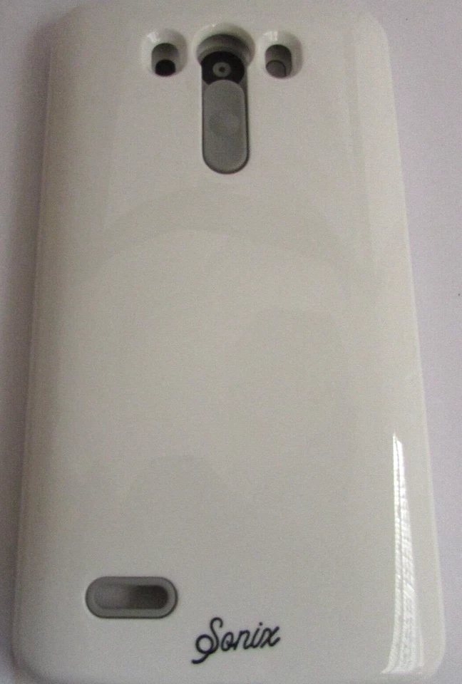 Funda Sonix Lenntek Incrustación Amortiguador LG G3 - Blanco/Gris Nuevo en Caja Auténtica Foto 3 de 4